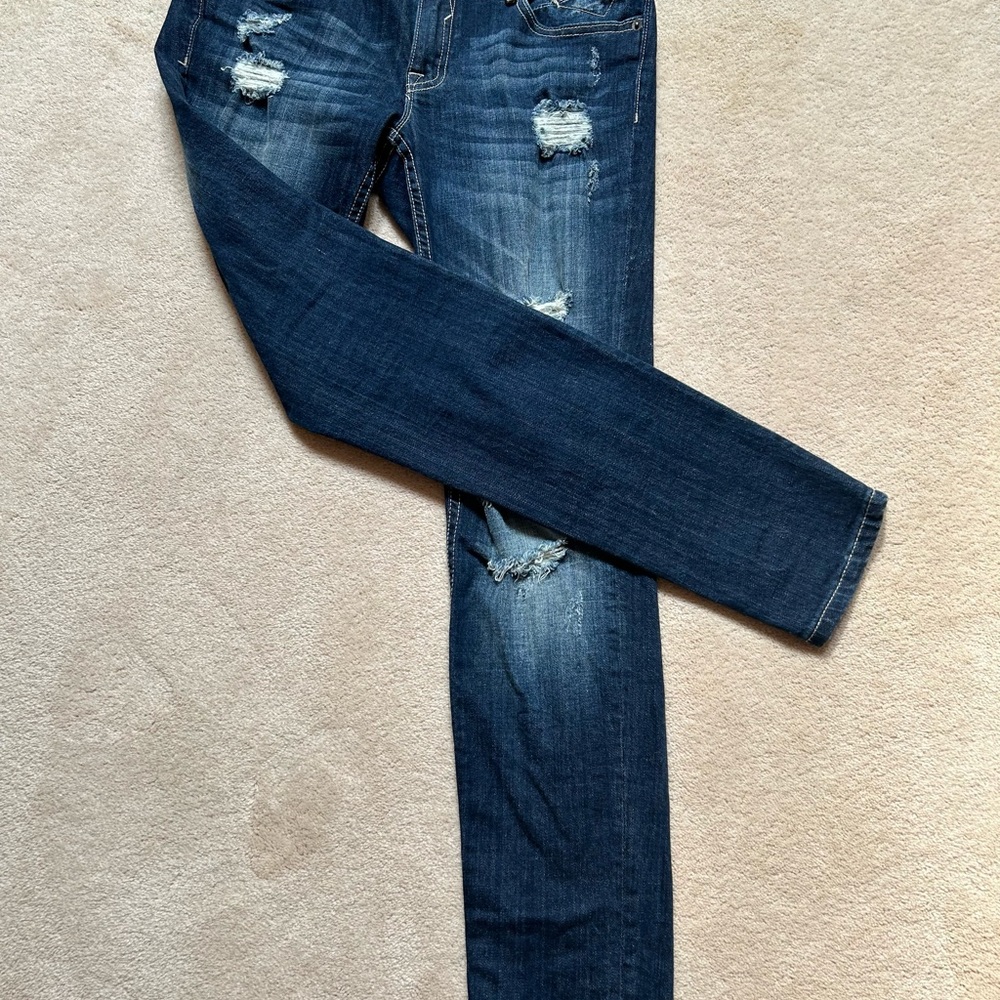 Vigoss Distressed Blue Jeans Size 7